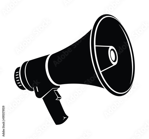 Megaphone Loudspeaker Icon Vector Illustration