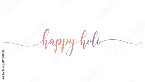 Happy Holi Colorful Greeting Card Design.