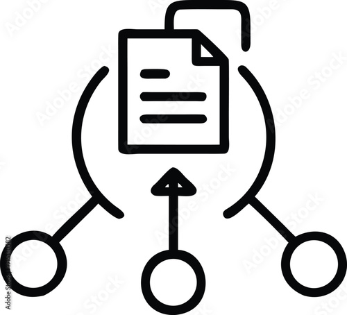 Data Exchange Dynamics: An abstract representation of data exchange, the image showcases the seamless flow of information between connected nodes.