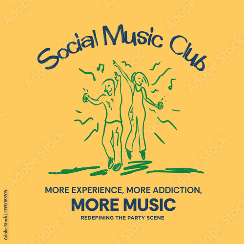 social music club summer ss27 tshirt tee print