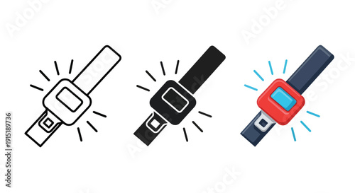 Car key icons set flat design vector illustration - Clipart. Icon vector -  Icon collection - icon set - Line and glyph icon and logo template - Editable Icon