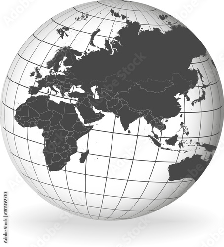 Planet Earth. Earth Day. The Earth, World Map. Vector