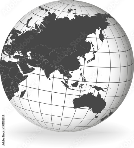 Planet Earth. Earth Day. The Earth, World Map. Vector