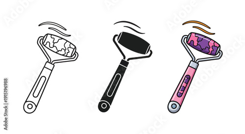 Dental tools icon set flat design vector illustration - Clipart. Icon vector -  Icon collection - icon set - Line and glyph icon and logo template - Editable Icon