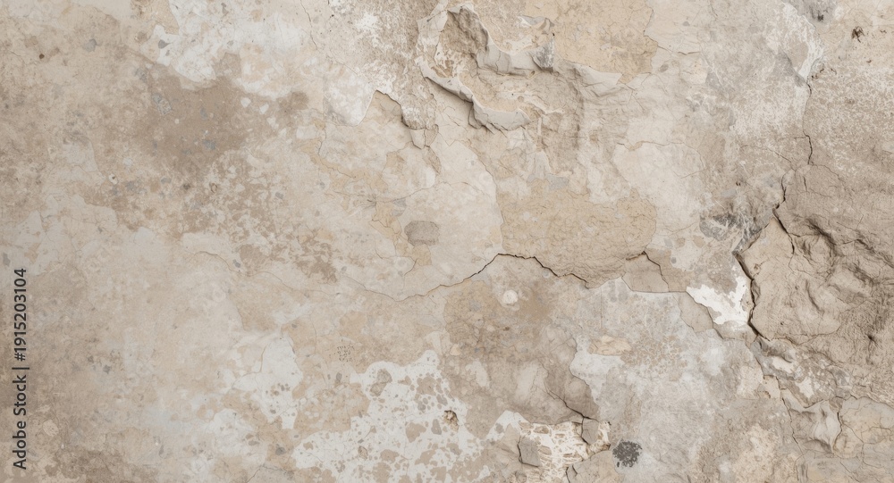 Obraz premium weathered terrain texture background with uneven surface under soft daylight and copy space