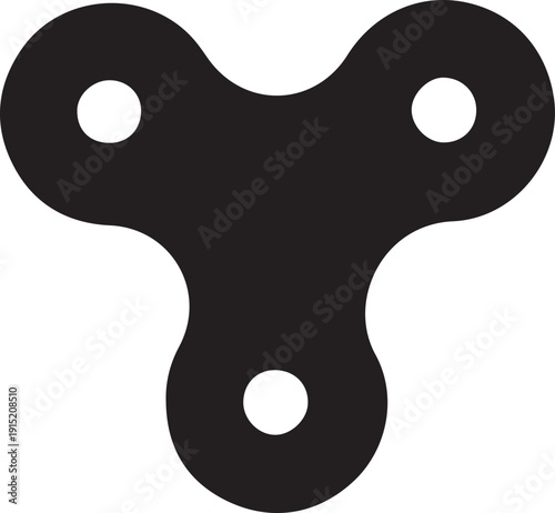 Kids play game icon in silhouette..