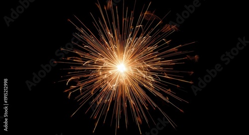 Flare burst bright visual effects composition