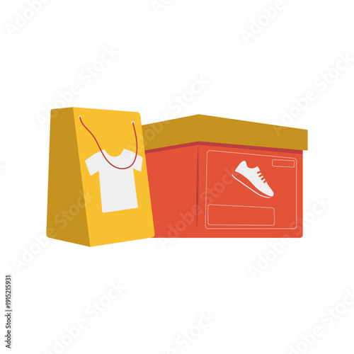 Ecommerce Shopping Illustration Set