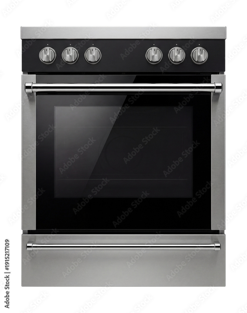 custom made wallpaper toronto digitalFreestanding oven with a glass door and chrome handles.