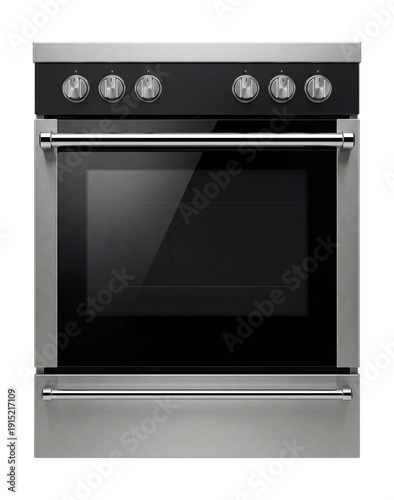 Wallpaper Mural Freestanding oven with a glass door and chrome handles. Torontodigital.ca