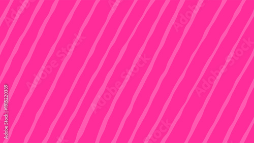 Pink horizontal background 16:9 with diagonal hand-drawn sketch stripes. Vector background for video, veb, banner, poster.