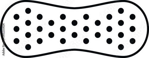 Sponge with porous texture used for household hygiene and washing