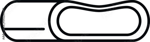 Rolled towel representing hygiene and textile item for various uses