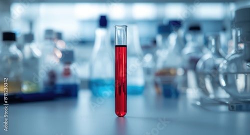 Wallpaper Mural DNA extraction from blood sample in medical lab test tube Torontodigital.ca