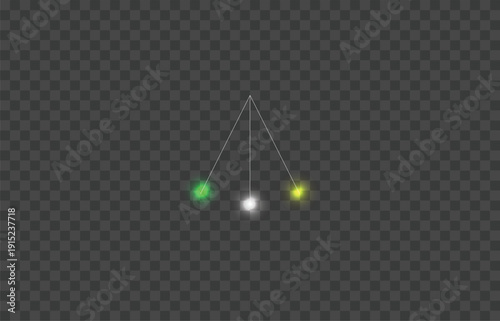 A blurry image of a traffic light with green white and yellow lights