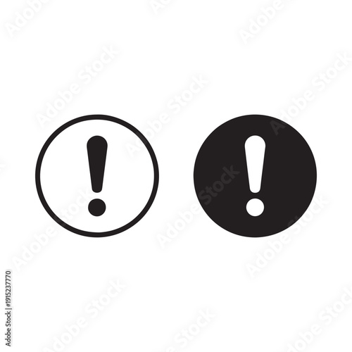 Two warning signs one with a white background one with a black background