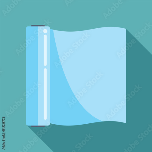 Plastic cling film roll providing kitchen food storage and protection