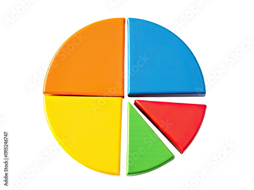 A visual representation of data divided into four categories, represented by different colors Free Download A visual representation of data divided into four categories, represented by different colors - GFXLoad