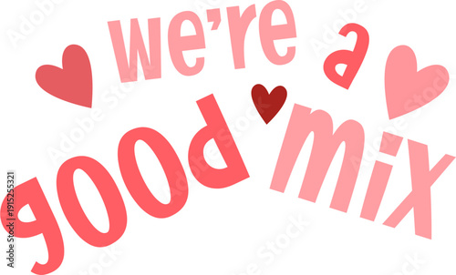 Valentine Construction vehicles, red and pink, love, romantic, cute trucks, puns, sayings