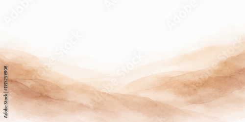 Abstract smoke clouds in the sky over a sandy beach landscape with blue sky and desert dunes