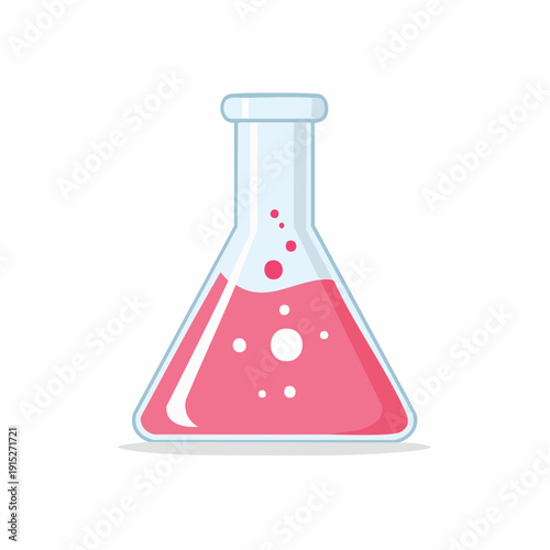 Modern Science Erlenmeyer Flask Icon