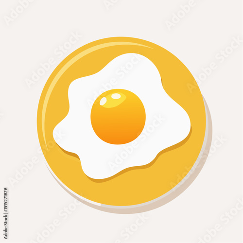 Morning Breakfast Fried Egg Icon