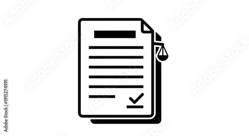 Document Checklist with Checkmark and Page Number.