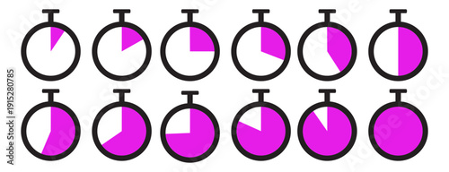 Stopwatch Icon design 