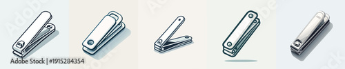 vector of a nail clipper