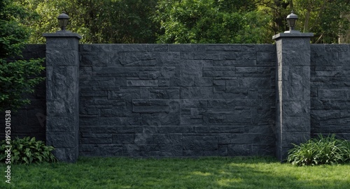 Rustic design basalt stone ...