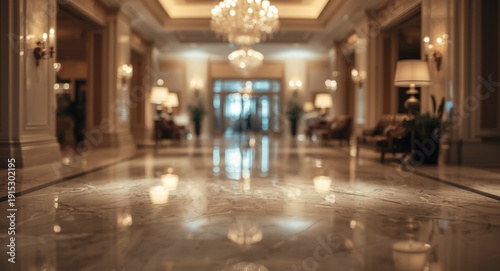 Professional hotel foyer wi...