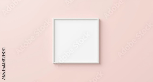 Mockup with empty frame on ...