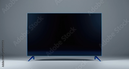 Modern television screen wi...