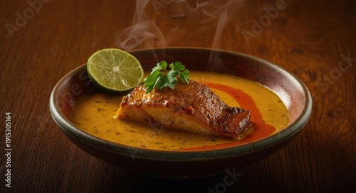 Fish moqueca with Brazilian...