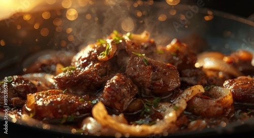 Tender chicken liver sautÃ©...