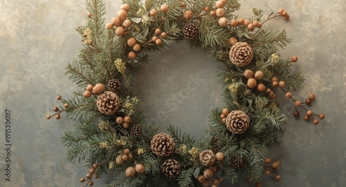 Classic holiday wreath pain...