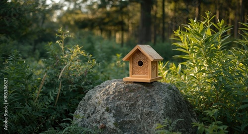Beautiful birdhouse made fr...