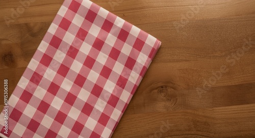 Checkered cotton napkin res...