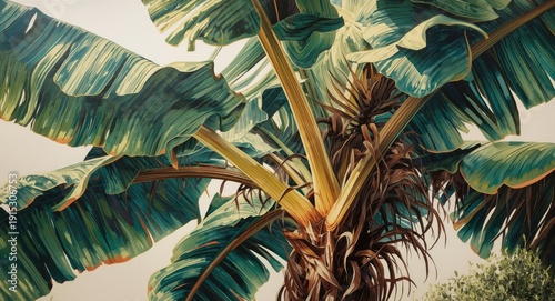 Oil artwork illustrating a ...