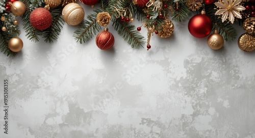 Top angle view of festive C...
