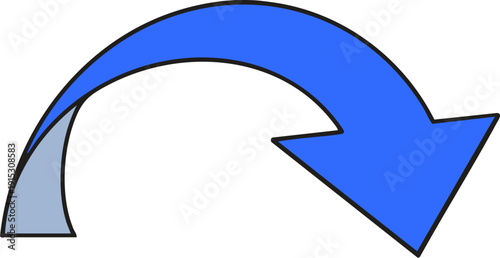 blue arrow icon