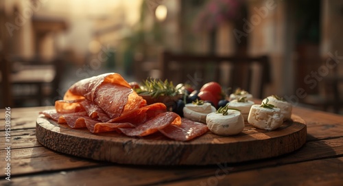 Rustic Spanish tapas platte...