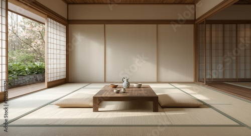 Calm Japanese meditation ro...