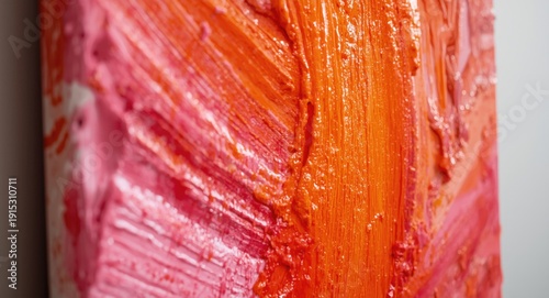 Colorful abstract oil paint...
