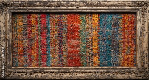 Colorful knitwear carpet wi...