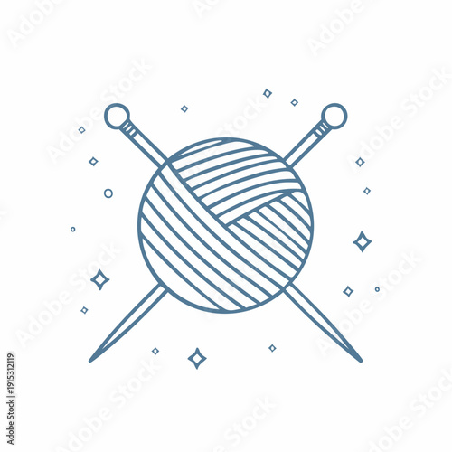 毛糸 編み針 シンプル デザイン 素材