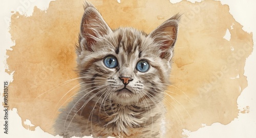 Watercolor painting of a pl...