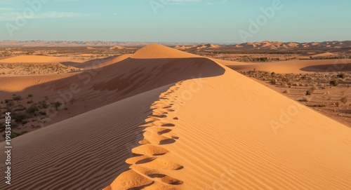 Artistic view of peach sand...