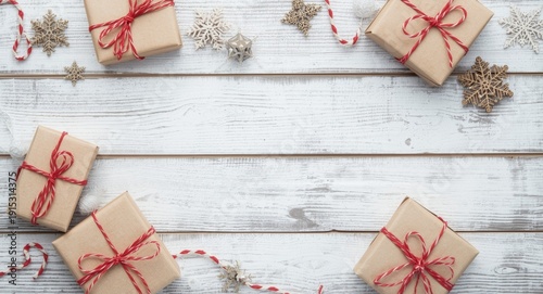 Winter themed holiday greet...