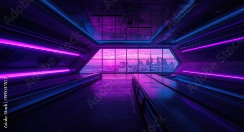 Modern sci fi background de...